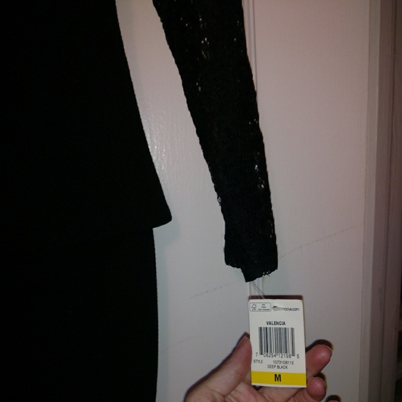 SOLD NWT black peplum dress size medium - Picture 3 of 3